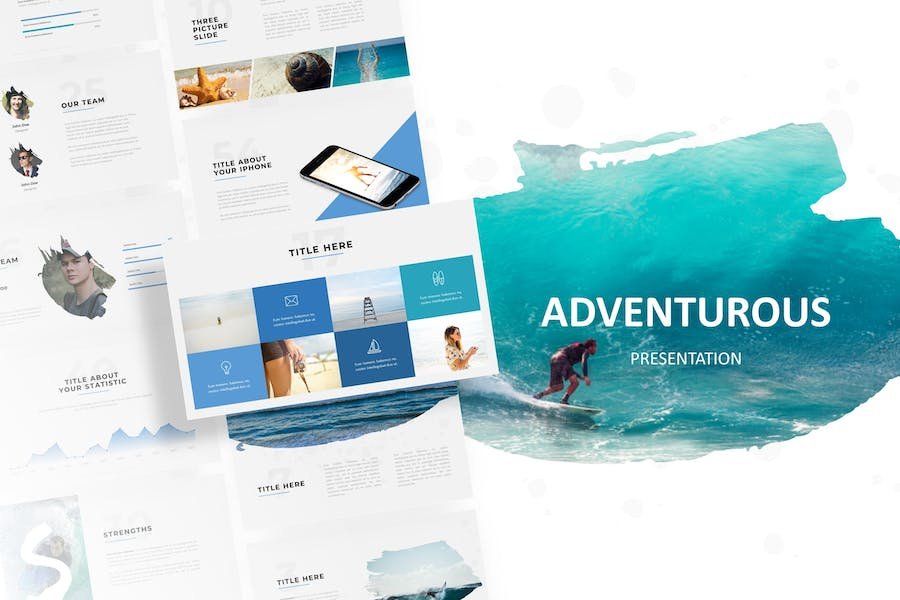 Adventurous – Brush Powerpoint Template