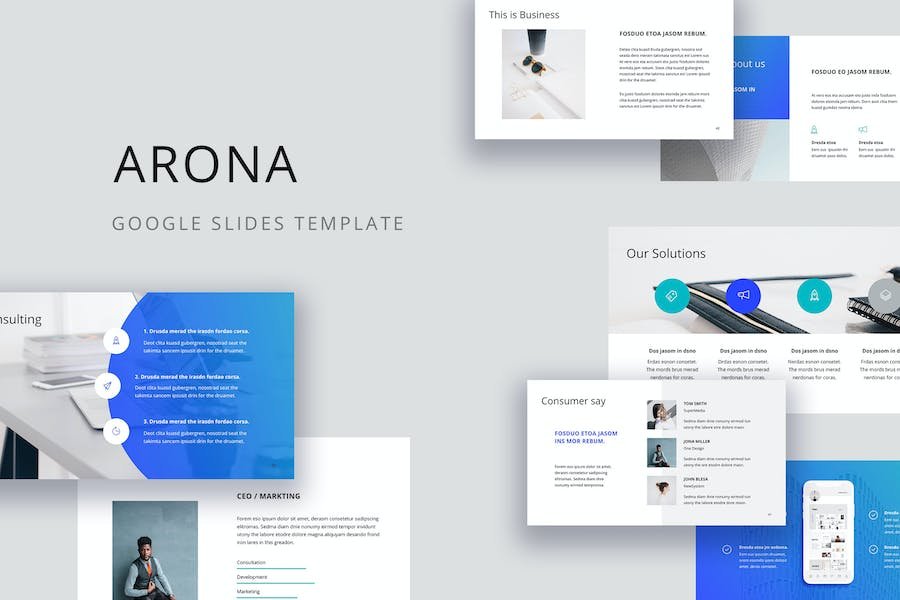 ARONA – Google Slides Presentation Template