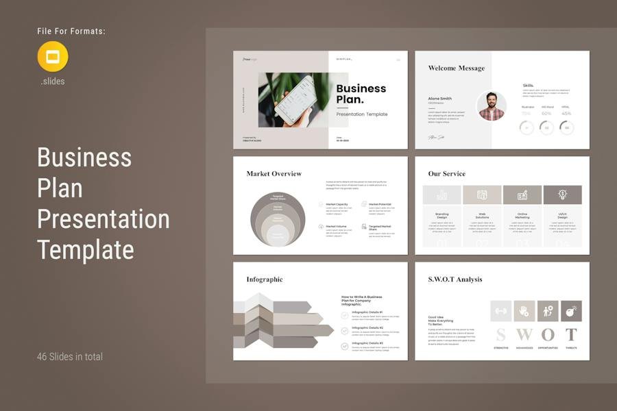 Business Plan Google Slides Presentation