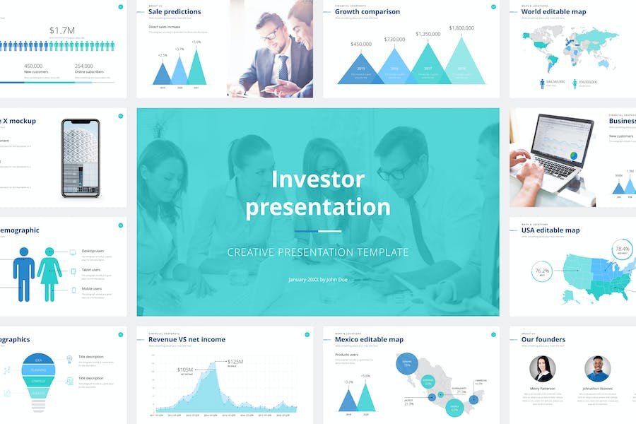 Investor Presentation PowerPoint Template
